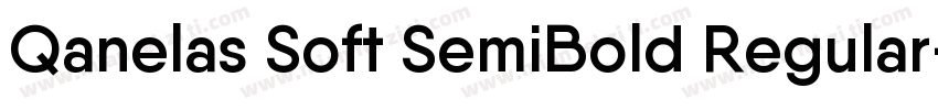 Qanelas Soft SemiBold Regular字体转换